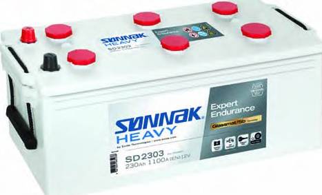 Sonnak SD2303 - Стартерная аккумуляторная батарея, АКБ autosila-amz.com