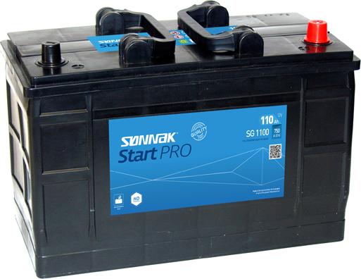 Sonnak SG1100 - Стартерная аккумуляторная батарея, АКБ autosila-amz.com