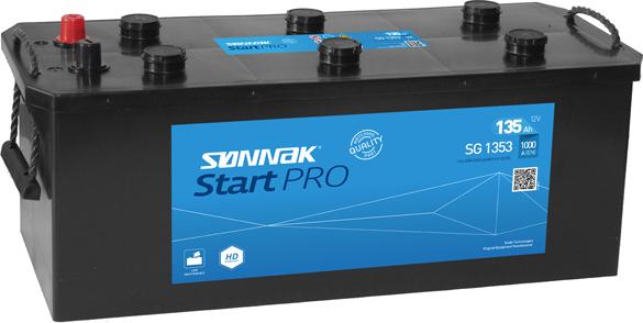 Sonnak SG1353 - Стартерная аккумуляторная батарея, АКБ autosila-amz.com