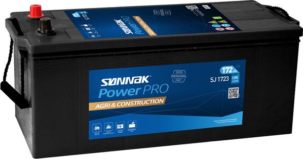 Sonnak SJ1723 - Стартерная аккумуляторная батарея, АКБ autosila-amz.com