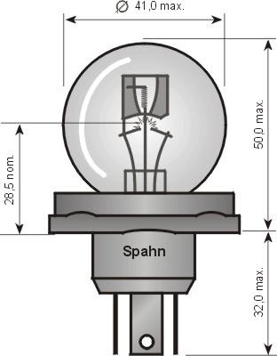 Spahn Glühlampen 45152 - Лампа накаливания, фара дальнего света autosila-amz.com