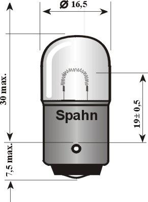 Spahn Glühlampen 4521HD - Лампа накаливания, фонарь освещения номерного знака autosila-amz.com