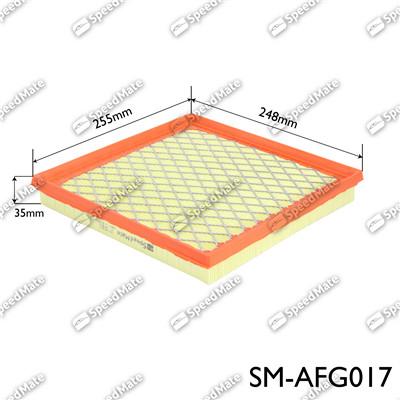 SpeedMate SM-AFG017 - Воздушный фильтр, двигатель autosila-amz.com