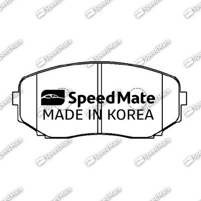 SpeedMate SM-BPJ587 - Тормозные колодки, дисковые, комплект autosila-amz.com