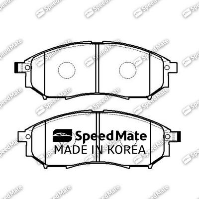 SpeedMate SM-BPJ050 - Тормозные колодки, дисковые, комплект autosila-amz.com