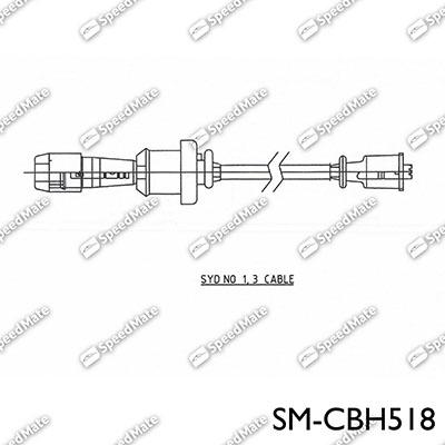 SpeedMate SM-CBH518 - Комплект проводов зажигания autosila-amz.com