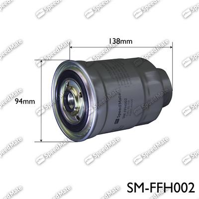 SpeedMate SM-FFH002 - Топливный фильтр autosila-amz.com