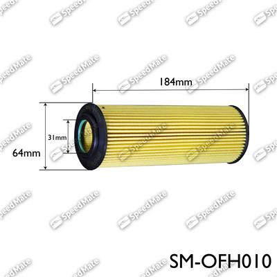 SpeedMate SM-OFH010 - Масляный фильтр autosila-amz.com