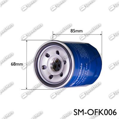 SpeedMate SM-OFK006 - Масляный фильтр autosila-amz.com