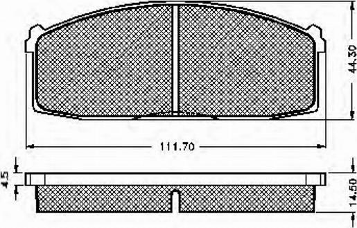 Spidan 30141 - Тормозные колодки, дисковые, комплект autosila-amz.com