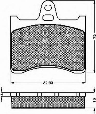 Spidan 30120 - Тормозные колодки, дисковые, комплект autosila-amz.com