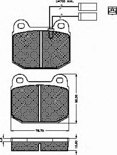 Spidan 31016 - Тормозные колодки, дисковые, комплект autosila-amz.com