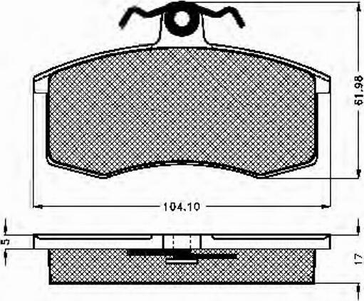 Spidan 31258 - Тормозные колодки, дисковые, комплект autosila-amz.com