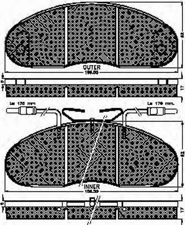 Spidan 31262 - Тормозные колодки, дисковые, комплект autosila-amz.com