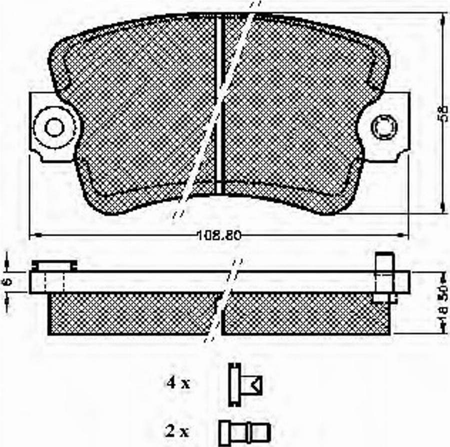 Spidan 32565 - Тормозные колодки, дисковые, комплект autosila-amz.com