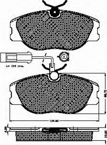 Spidan 32162 - Тормозные колодки, дисковые, комплект autosila-amz.com