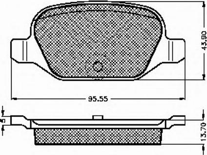 Spidan 32891 - Тормозные колодки, дисковые, комплект autosila-amz.com