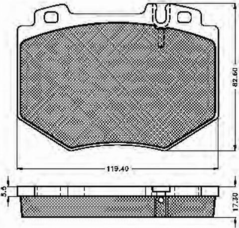 Spidan 32819 - Тормозные колодки, дисковые, комплект autosila-amz.com