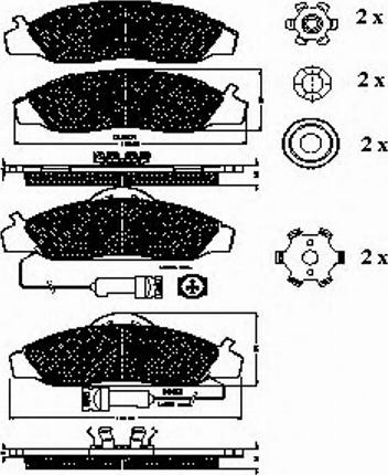 Spidan 32277 - Тормозные колодки, дисковые, комплект autosila-amz.com