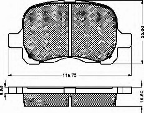 Spidan 32751 - Тормозные колодки, дисковые, комплект autosila-amz.com