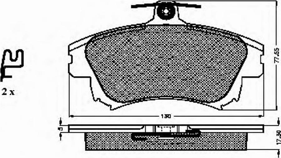 Spidan 32732 - Тормозные колодки, дисковые, комплект autosila-amz.com