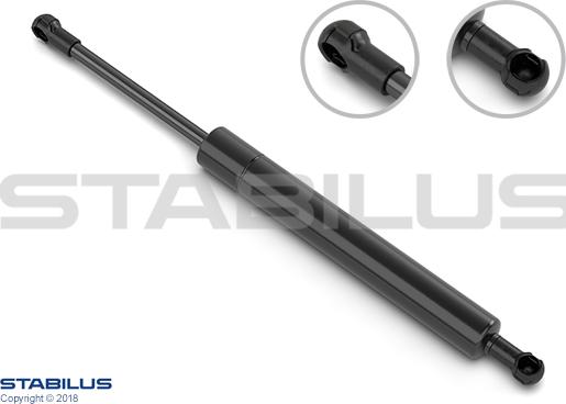 STABILUS 9584LY - Газовая пружина, стояночная торм autosila-amz.com