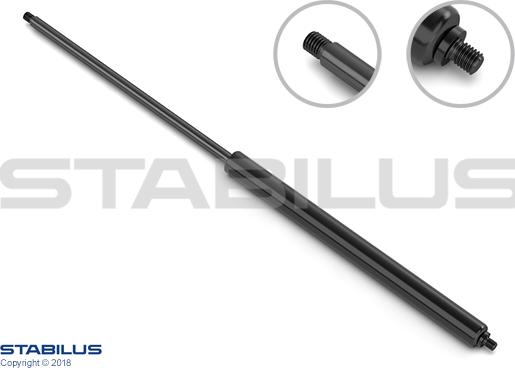 STABILUS 443837 - Газовая пружина, упор autosila-amz.com