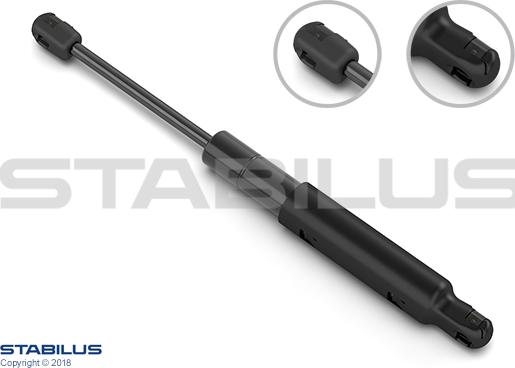 STABILUS 765521 - Газовая пружина, капот autosila-amz.com