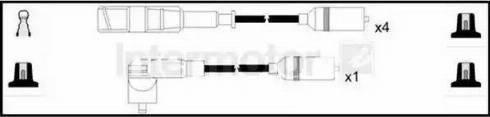 Standard 73653 - Комплект проводов зажигания autosila-amz.com