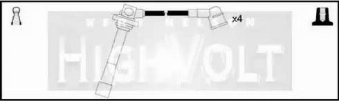 Standard OEF556 - Комплект проводов зажигания autosila-amz.com