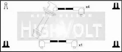 Standard OEF281 - Комплект проводов зажигания autosila-amz.com