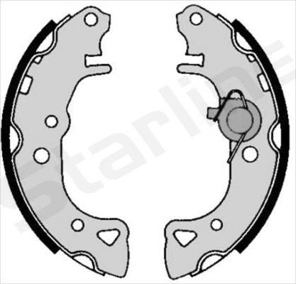 Starline BC 04940 - Комплект тормозных колодок, барабанные autosila-amz.com