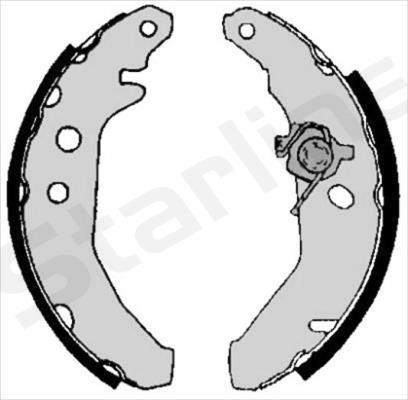 Starline BC 05740 - Комплект тормозных колодок, барабанные autosila-amz.com