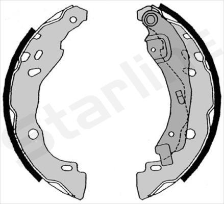 Starline BC 08630 - Комплект тормозных колодок, барабанные autosila-amz.com