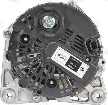 StartVOLT LG 0919 - Генератор для а/м Renault Megane II (02-)/Megane III (08-) 1.4i/1.6i 150A (LG 0919) autosila-amz.com