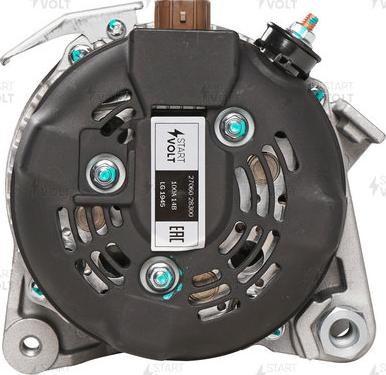 StartVOLT LG 1945 - Генератор для а/м Toyota Rav 4 (06-) 2.4i 100A (LG 1945) autosila-amz.com