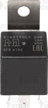 StartVOLT SCR 0702 - Реле автомобильное 5 конт. 24V 10/20A (с кронштейном) (SCR 0702) HCV autosila-amz.com