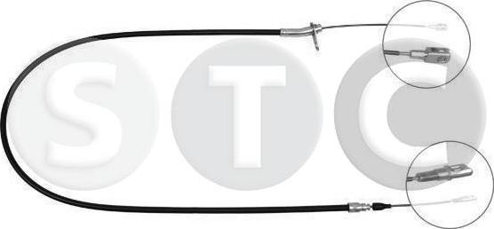 STC T480928 - Тросик, cтояночный тормоз autosila-amz.com