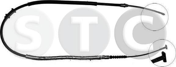 STC T480480 - Тросик, cтояночный тормоз autosila-amz.com