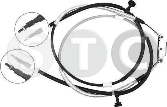 STC T480067 - Тросик, cтояночный тормоз autosila-amz.com