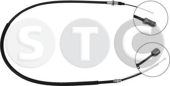 STC T480272 - Тросик, cтояночный тормоз autosila-amz.com
