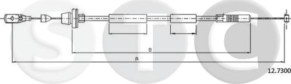 STC T481546 - Тросик газа autosila-amz.com