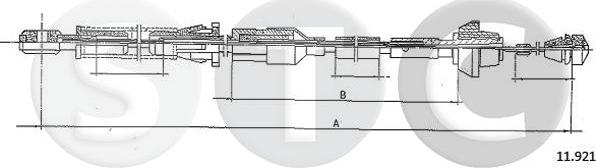 STC T481876 - Тросик газа autosila-amz.com