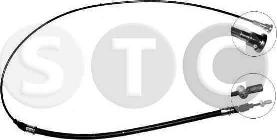 STC T482512 - Тросик, cтояночный тормоз autosila-amz.com