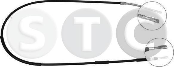 STC T482038 - Тросик, cтояночный тормоз autosila-amz.com