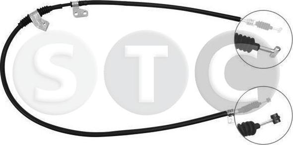 STC T482187 - Тросик, cтояночный тормоз autosila-amz.com