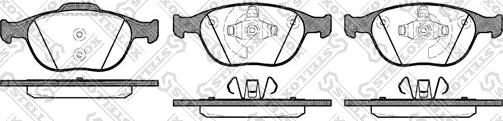 Stellox 995 000L-SX - Тормозные колодки, дисковые, комплект autosila-amz.com