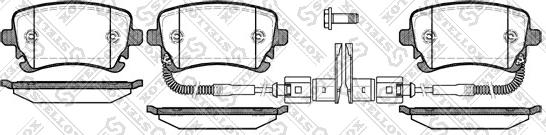 Stellox 908 002-SX - Тормозные колодки, дисковые, комплект autosila-amz.com