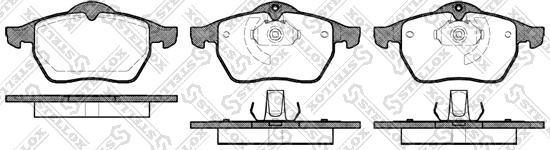 Stellox 401 010B-SX - Тормозные колодки, дисковые, комплект autosila-amz.com