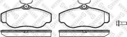 Stellox 587 000-SX - Тормозные колодки, дисковые, комплект autosila-amz.com